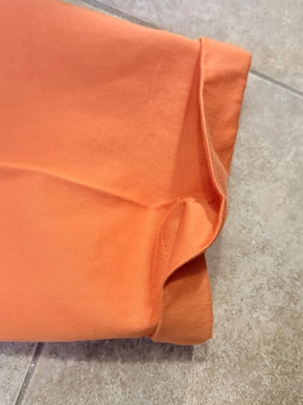 Orvis Men’s Orange Cotton Chino Pant Size 42/30 (40x26.5) Straight Leg Preppy